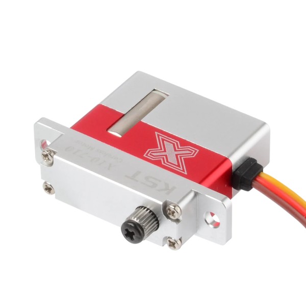 Offres Spéciales KST X10-710 V8.0 7.5Kgf.cm 0.10sec RC modèle HV Mini moteur sans noyau à engrenage métallique numérique pour aile de planeur RC
